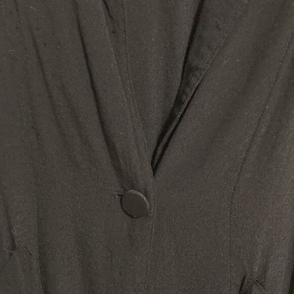 SILENCE + NOISE Cardigan Duster Maxi Jet Black Womens Large - Picture 9 of 13